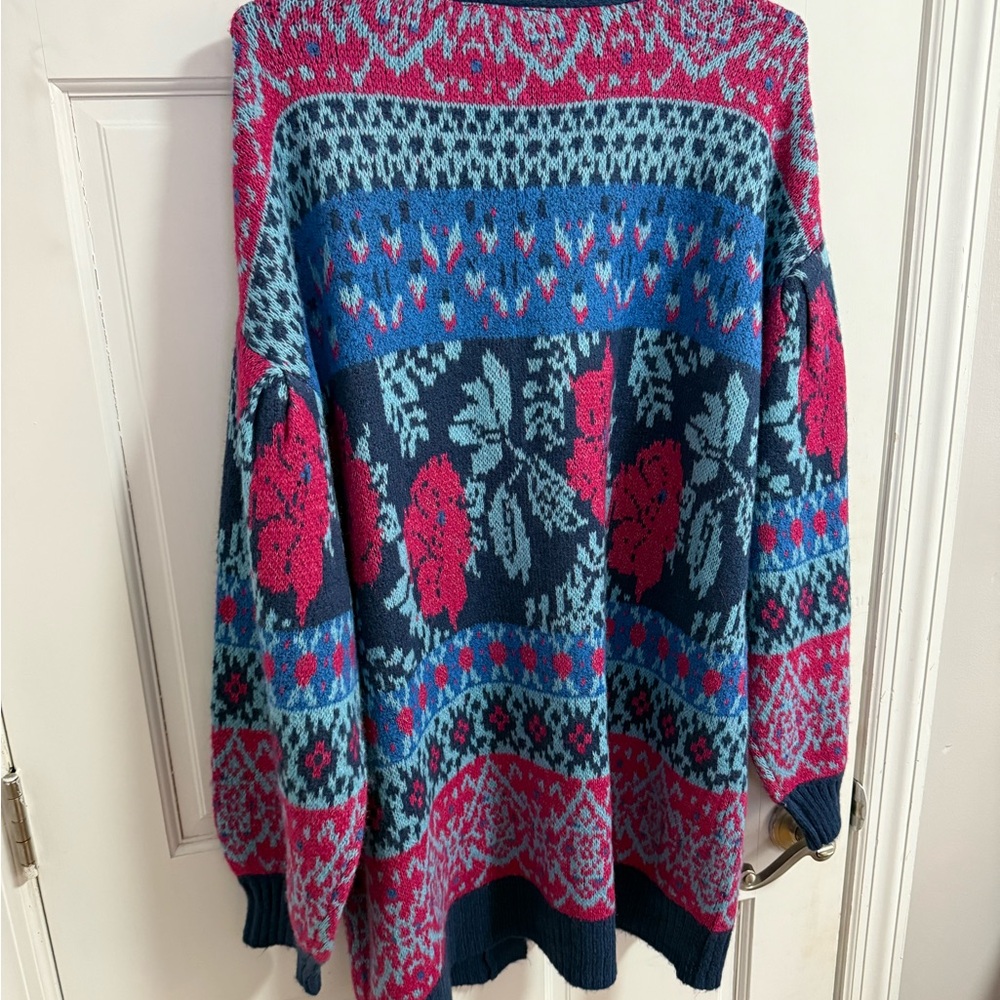 Colorful Patterned Women's Sweater